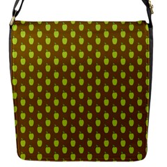 All The Green Apples Flap Closure Messenger Bag (s) by ConteMonfreyShop