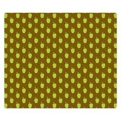 All The Green Apples Double Sided Flano Blanket (small) by ConteMonfreyShop