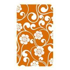 Orange Floral Walls  Memory Card Reader (rectangular) by ConteMonfreyShop