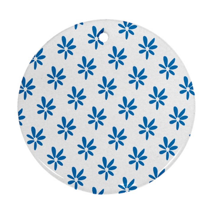 Little Blue Daisies  Ornament (Round)