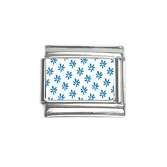 Little Blue Daisies  Italian Charm (9mm)