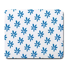 Little Blue Daisies  Large Mousepad by ConteMonfreyShop