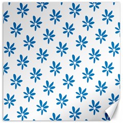 Little Blue Daisies  Canvas 16  X 16 