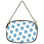 Little Blue Daisies  Chain Purse (Two Sides) Front