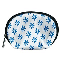 Little Blue Daisies  Accessory Pouch (medium) by ConteMonfreyShop