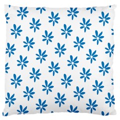 Little Blue Daisies  Standard Flano Cushion Case (one Side)