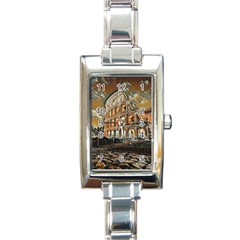 Colosseo Italy Rectangle Italian Charm Watch by ConteMonfrey