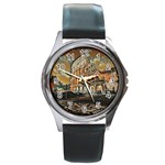 Colosseo Italy Round Metal Watch Front