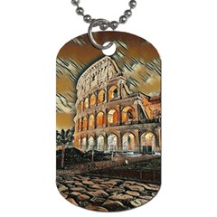 Colosseo Italy Dog Tag (one Side) by ConteMonfrey