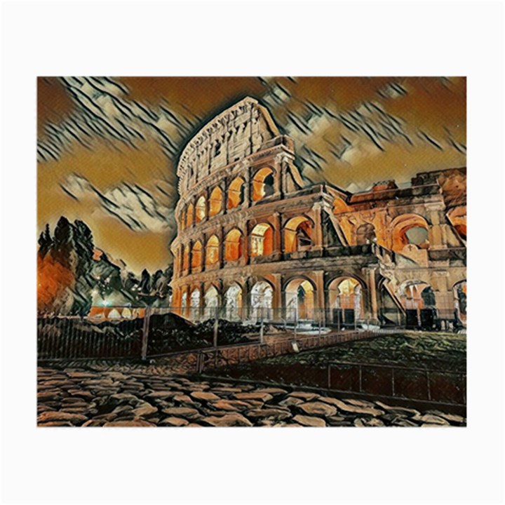 Colosseo Italy Small Glasses Cloth