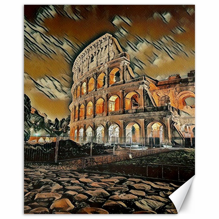 Colosseo Italy Canvas 16  x 20 