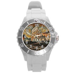 Colosseo Italy Round Plastic Sport Watch (l) by ConteMonfrey