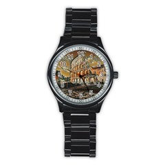 Colosseo Italy Stainless Steel Round Watch by ConteMonfrey