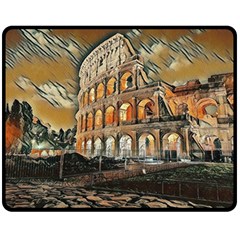 Colosseo Italy Double Sided Fleece Blanket (medium)  by ConteMonfrey