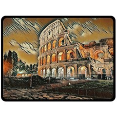 Colosseo Italy Double Sided Fleece Blanket (large)  by ConteMonfrey