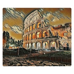 Colosseo Italy Double Sided Flano Blanket (small)  by ConteMonfrey