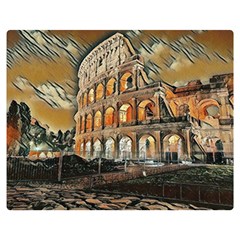 Colosseo Italy Double Sided Flano Blanket (medium)  by ConteMonfrey