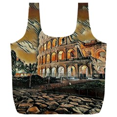 Colosseo Italy Full Print Recycle Bag (xxl) by ConteMonfrey