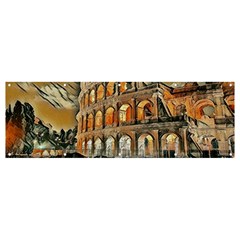 Colosseo Italy Banner And Sign 12  X 4 