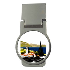 River Small Town Landscape Money Clips (round)  by ConteMonfrey