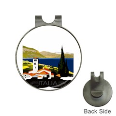 River Small Town Landscape Hat Clips With Golf Markers by ConteMonfrey