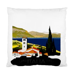 River Small Town Landscape Standard Cushion Case (two Sides) by ConteMonfrey