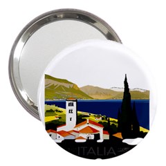 River Small Town Landscape 3  Handbag Mirrors by ConteMonfrey