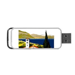 River Small Town Landscape Portable Usb Flash (one Side) by ConteMonfrey