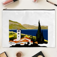 River Small Town Landscape Cosmetic Bag (xxxl) by ConteMonfrey