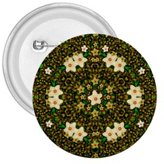 Flower Power And Big Porcelainflowers In Blooming Style 3  Buttons by pepitasart