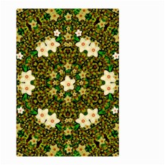 Flower Power And Big Porcelainflowers In Blooming Style Small Garden Flag (two Sides) by pepitasart