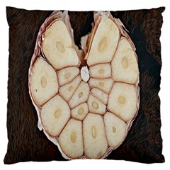 Garlic - Italian Cuisine Large Cushion Case (one Side) by ConteMonfrey