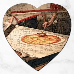 Let`s Make Pizza Jigsaw Puzzle (heart) by ConteMonfrey