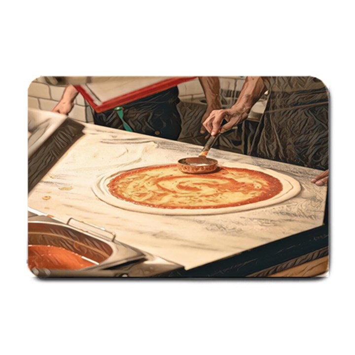 Let`s Make Pizza Small Doormat 