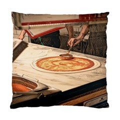 Let`s Make Pizza Standard Cushion Case (two Sides) by ConteMonfrey