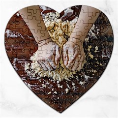 Bread Dough Jigsaw Puzzle (heart) by ConteMonfrey