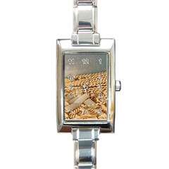 Pasta La Vista, Baby! - Italian Food Rectangle Italian Charm Watch by ConteMonfrey