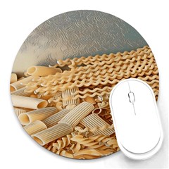 Pasta La Vista, Baby! - Italian Food Round Mousepads by ConteMonfrey