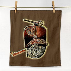 Beep, Beep! Vespa Lover Has Arrived! Face Towel by ConteMonfrey