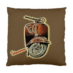 Beep, Beep! Vespa Lover Has Arrived! Standard Cushion Case (two Sides) by ConteMonfrey