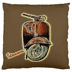 Beep, Beep! Vespa Lover Has Arrived! Standard Flano Cushion Case (one Side) by ConteMonfrey