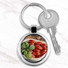 Fresh Tomatoes - Italian Cuisine Key Chain (round) by ConteMonfrey