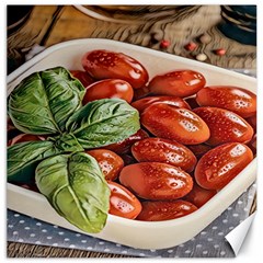 Fresh Tomatoes - Italian Cuisine Canvas 16  X 16 