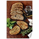 Oil, Basil, Garlic, Bread And Rosemary - Italian Food Canvas 12  x 18  11.88 x17.36  Canvas - 1