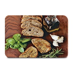 Oil, Basil, Garlic, Bread And Rosemary - Italian Food Plate Mats by ConteMonfrey