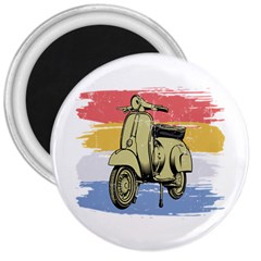 I`m Waiting On My Vespa 3  Magnets by ConteMonfrey