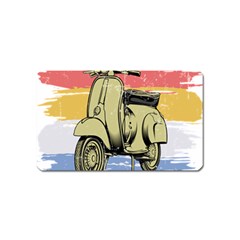 I`m Waiting On My Vespa Magnet (name Card) by ConteMonfrey