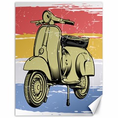 I`m Waiting On My Vespa Canvas 18  X 24  by ConteMonfrey