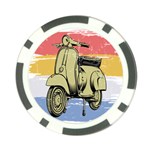 I`m Waiting On My Vespa Poker Chip Card Guard Front