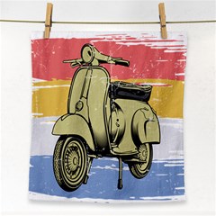 I`m Waiting On My Vespa Face Towel by ConteMonfrey